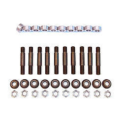 Moser Engineering 8080S Drive Stud Kit 5/8-18 Thread, 2 Inch Length, Steel, Black Oxide Finish, 10 Pack