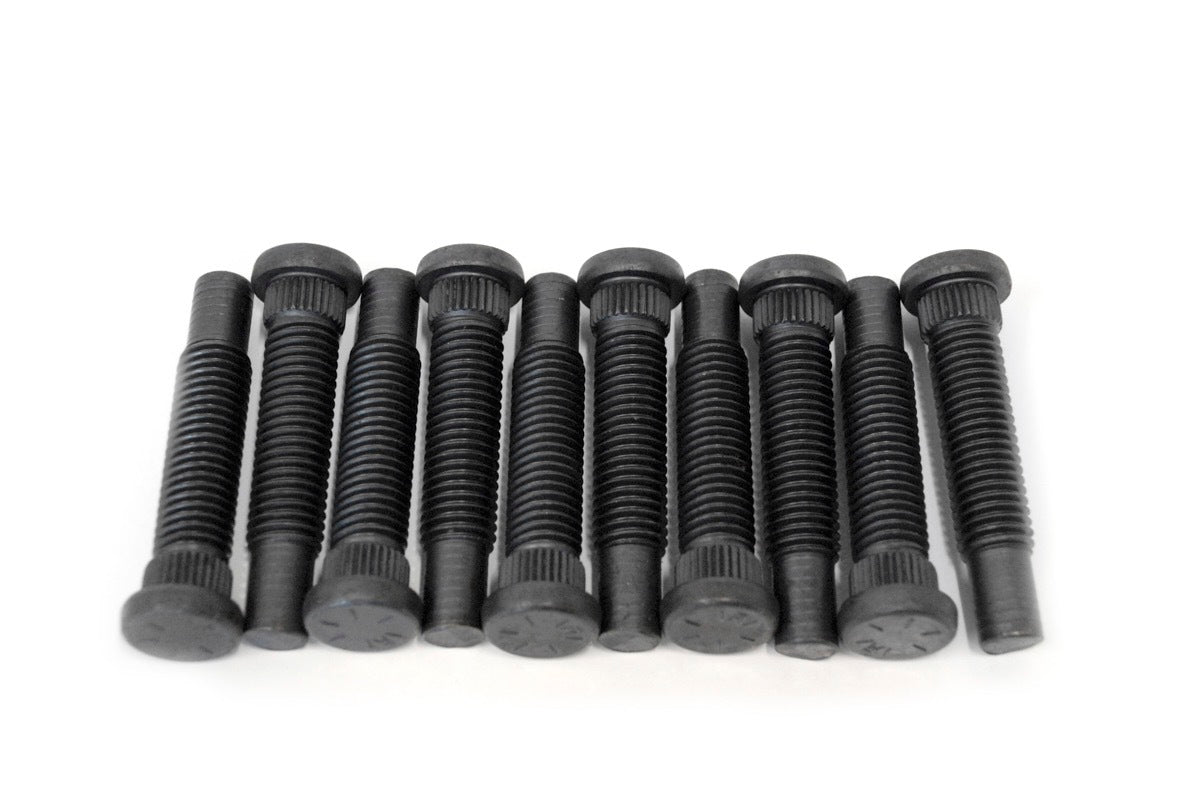 Moser Engineering 8081M Wheel Stud Kit with 5/8-11 Thread, 2.5 Inch Length, Black Oxide Steel, 10-Pack