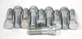 Moser Engineering Wheel Stud Kit 8250, 1/2-20 Thread, 1.938 Inch Length, Zinc Oxide Finish, Steel Construction, Pack of 10