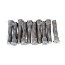 Moser Engineering Wheel Studs 8255, 12mm x 1.50 Thread, 2.50 Inches Long, Steel with Black Oxide Finish, Pack of 10