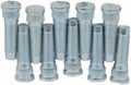 Moser Engineering 8368 Wheel Stud 1/2-20 Thread 1.75 Inches Long Zinc Oxide Steel Set of 10