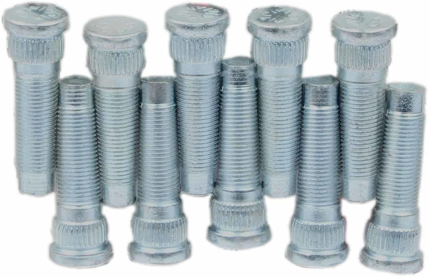 Moser Engineering 8368 Wheel Stud 1/2-20 Thread 1.75 Inches Long Zinc Oxide Steel Set of 10