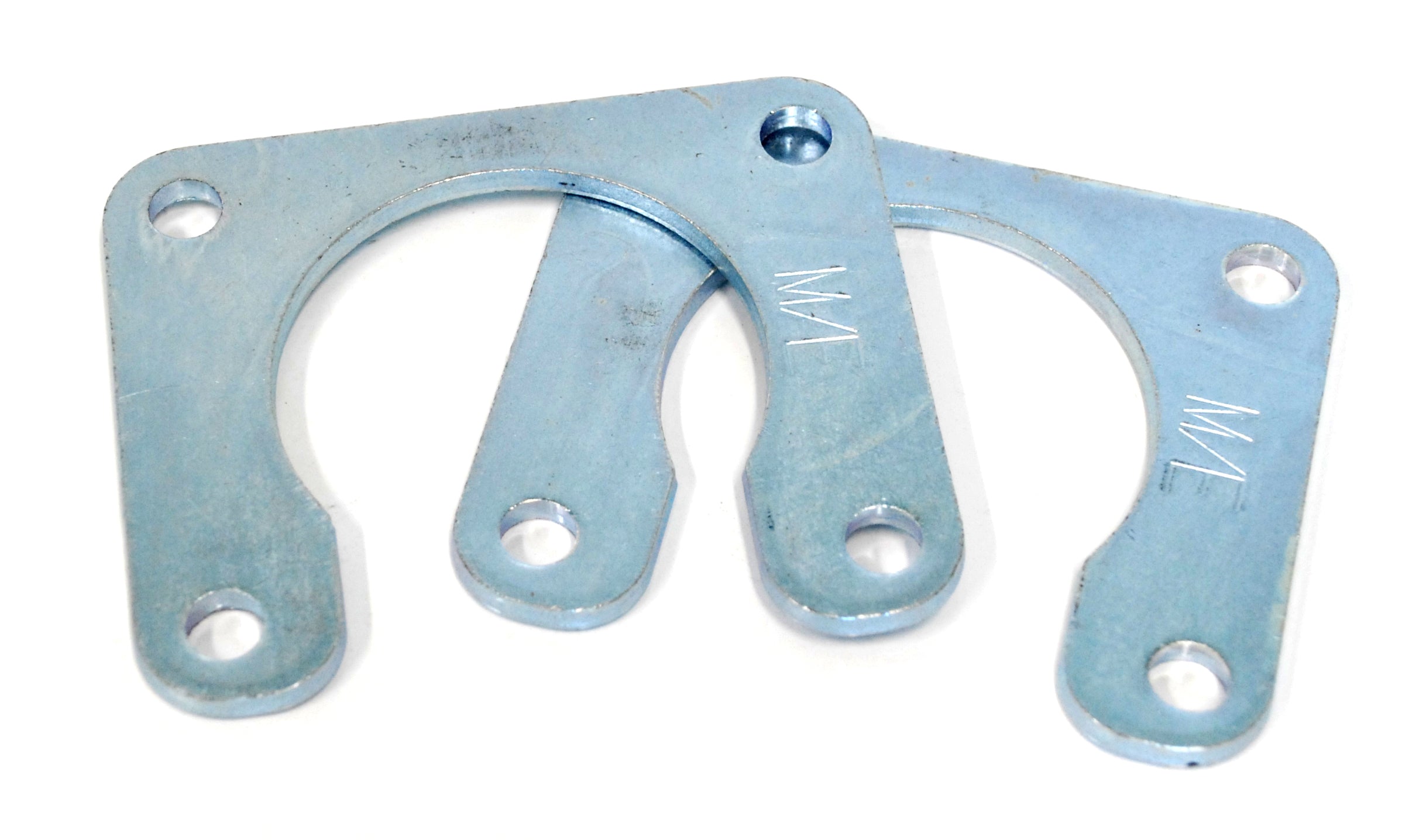 Moser Engineering Axle Retaining Plate Pair for GM 10 / 12-Bolt Axles, Steel, Zinc Oxide Finish