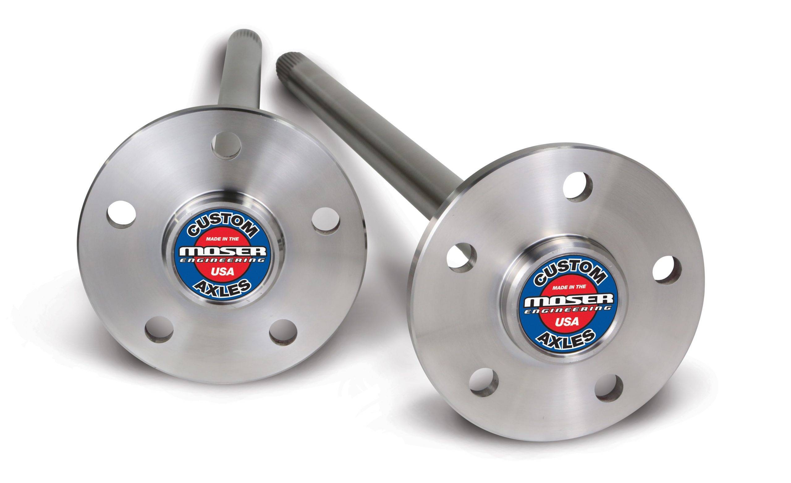 Moser Engineering A30CSTA45 Axle Shaft for Mopar A-Body Vehicles, 27.688 Inches Long, 30 Spline, 5 x 4.50 Inch Bolt Pattern