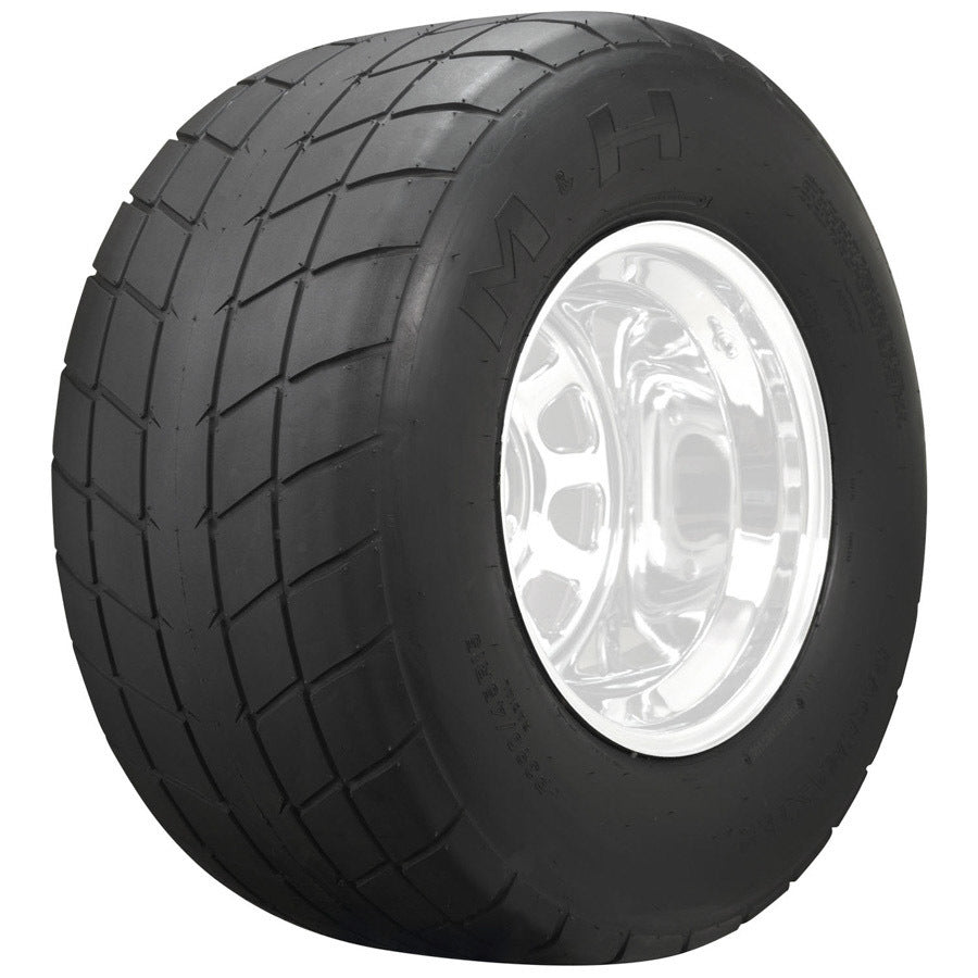 M and H Racemaster ROD19 275/50R17 Radial Drag Tire with Black Sidewall