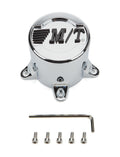 Mickey Thompson 224400040 Classic III Wheel Center Cap, 3.346 Inch Diameter, Bolt-On, Polished Plastic
