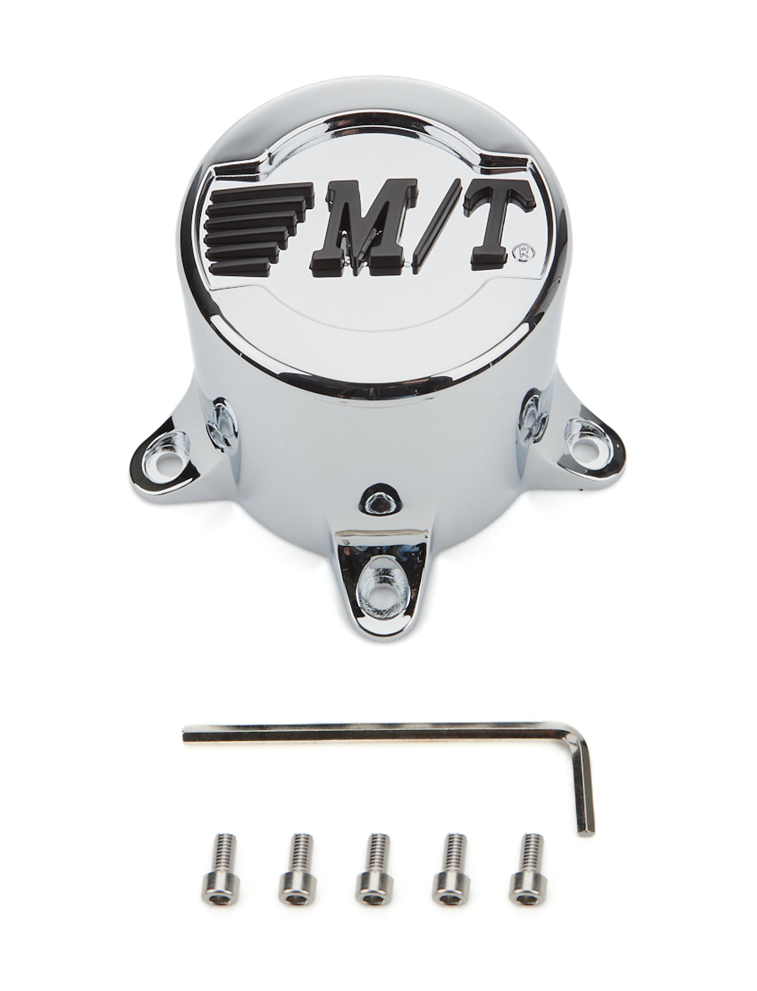 Mickey Thompson 224400040 Classic III Wheel Center Cap, 3.346 Inch Diameter, Bolt-On, Polished Plastic
