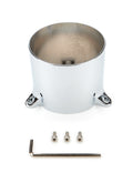 Mickey Thompson 224400047 Bolt-On Open Cap for Classic III Wheels, 4.37 Inch Diameter, Polished Plastic