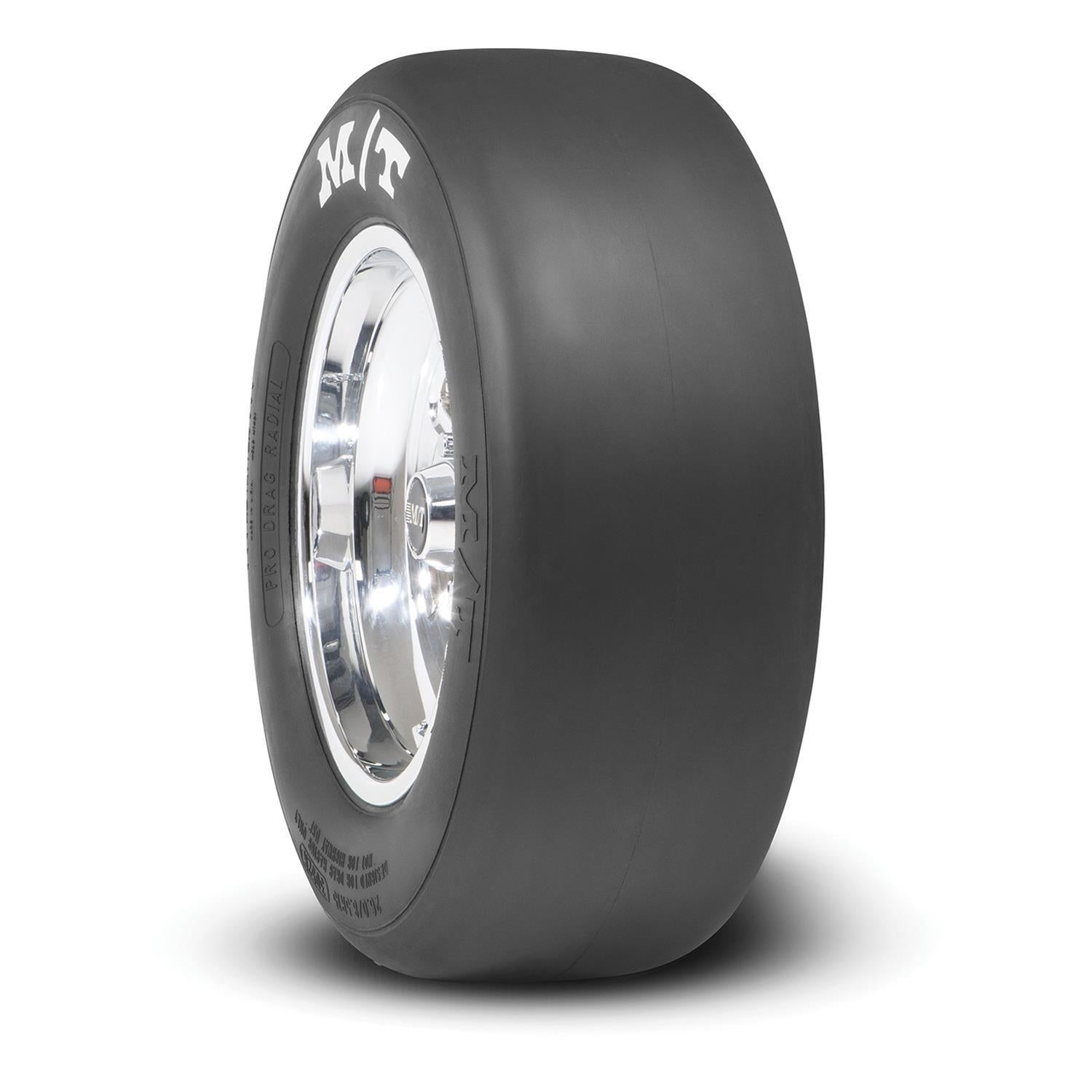 Mickey Thompson 315050007 Pro Drag Radial Tire 26 Inch x 8.5R-15 R1 Compound Wide Tread White Letter Sidewall