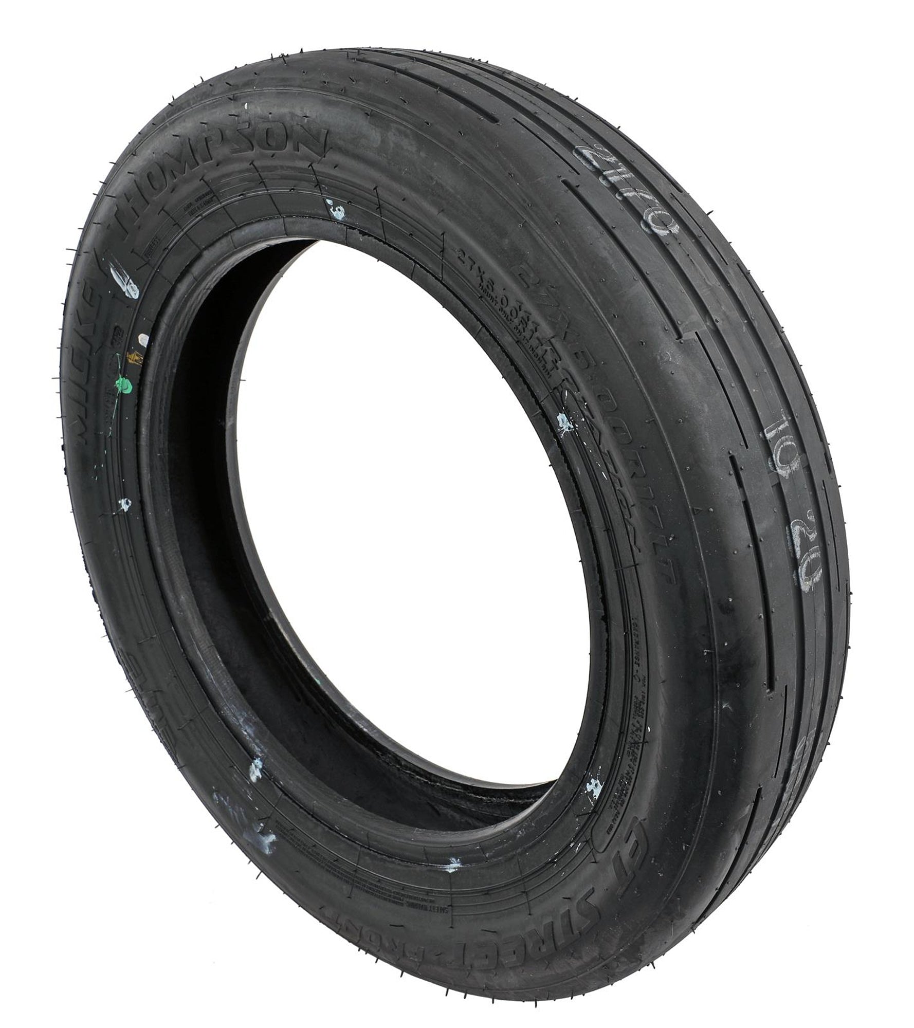 Mickey Thompson ET Street Radial Front Tire 27x6.00R17LT, R2 Compound, DOT Approved, Black Sidewall