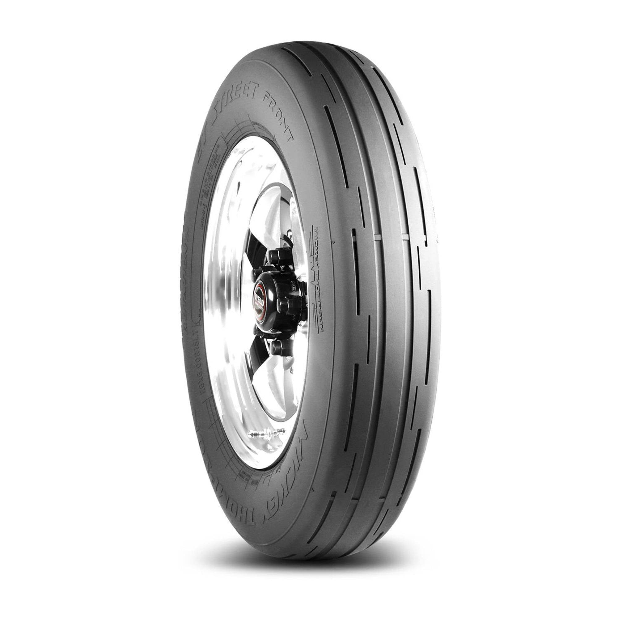 Mickey Thompson ET Street Radial Front Tire 27x6.00R-15LT with R2 Compound and Black Sidewall