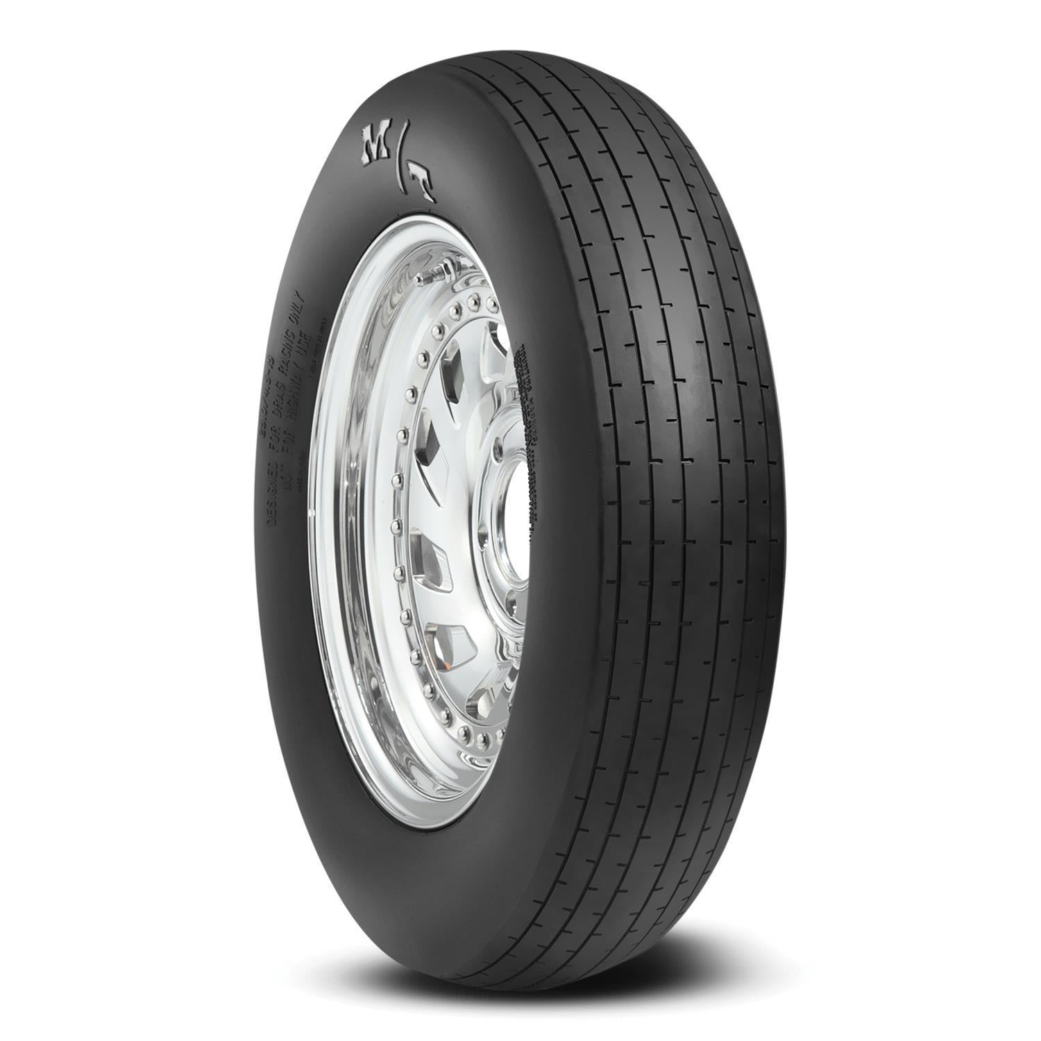 Mickey Thompson 365069020 26x4-15 ET Drag Front Tire Bias-Ply White Letter Sidewall