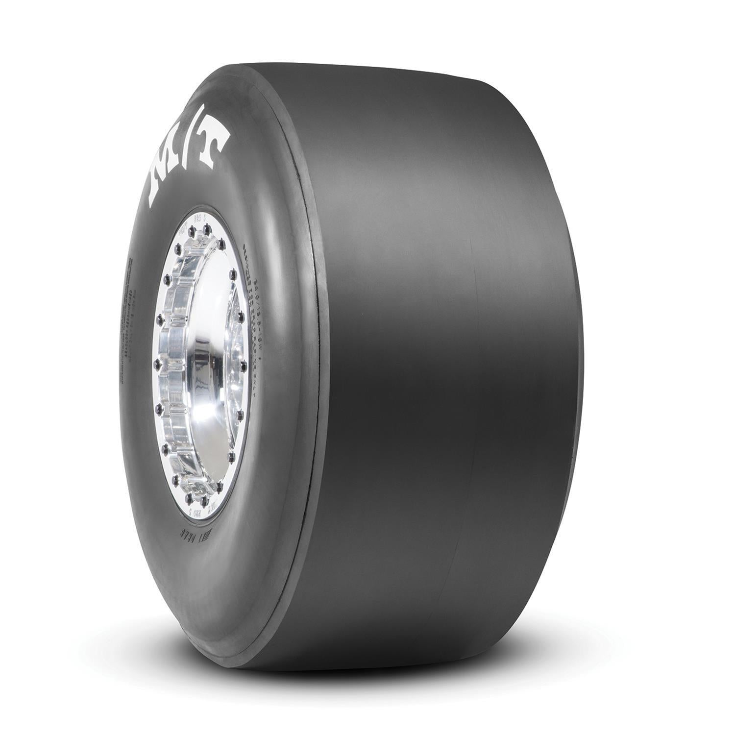 Mickey Thompson ET Drag Tire 34.0 x 13.5-16W Bias-Ply with White Letter Sidewall