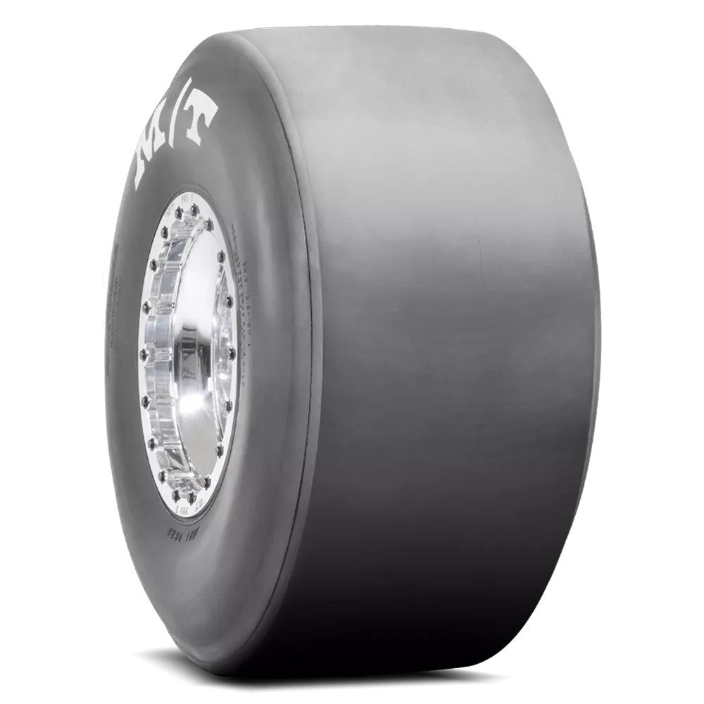 Mickey Thompson ET Drag Tire 33 Inch Diameter by 15 Inch Width Bias-Ply with White Letter Sidewall