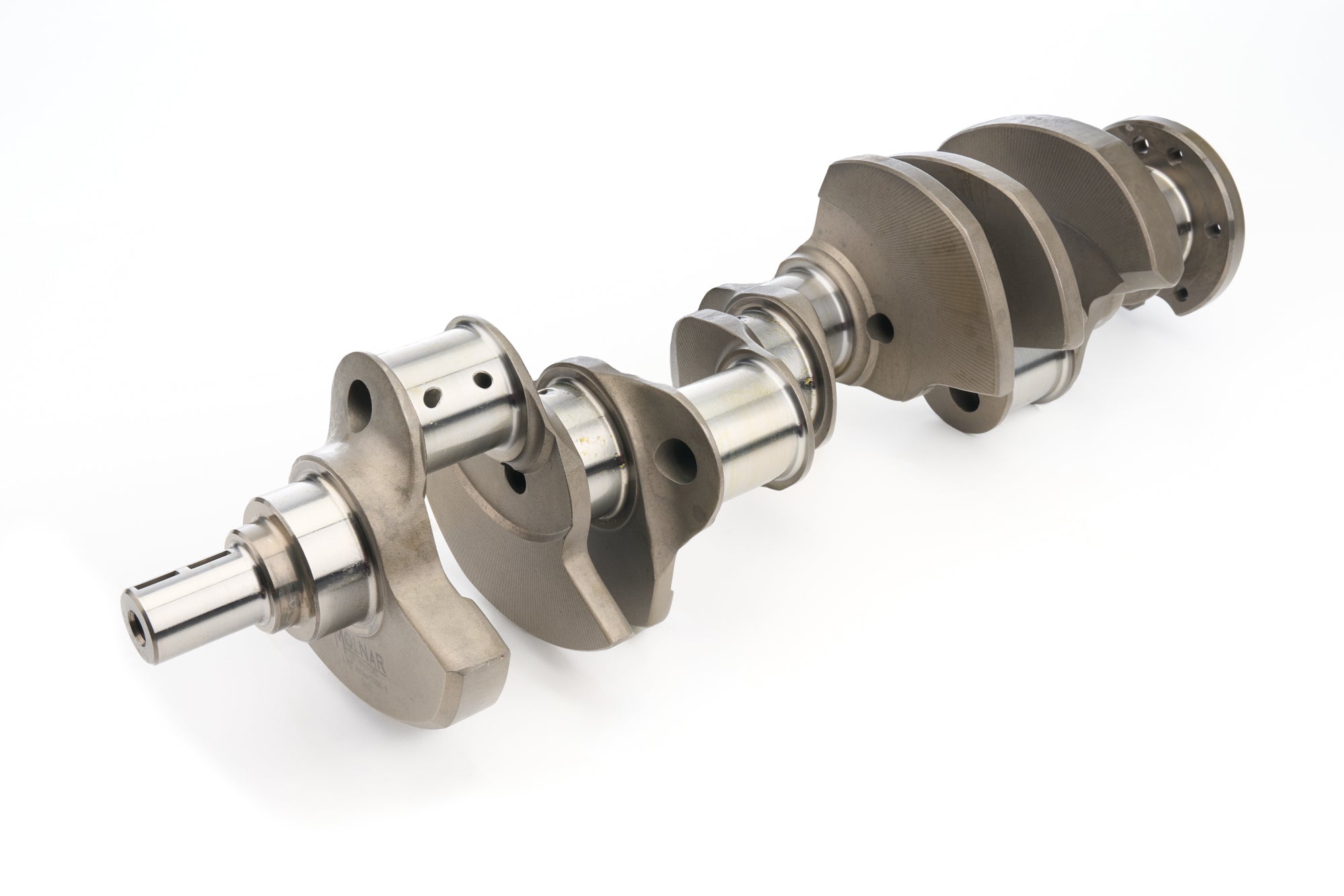 Molnar Technologies SBC Lightweight Crankshaft 3.500 Inch Stroke for Small Block Chevy with Forged Steel Construction