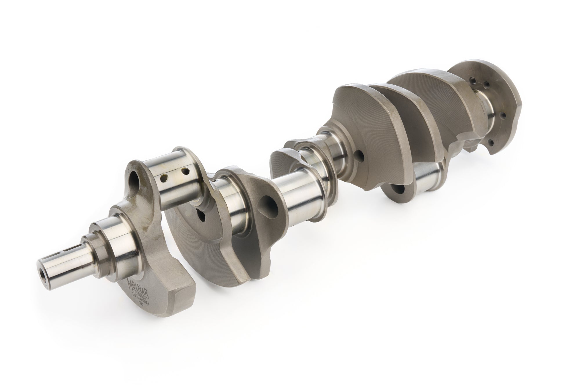 Molnar Technologies SBC Lightweight Crankshaft 3.750 Inch Stroke for Small Block Chevy with Forged Steel Construction