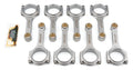 Molnar Technologies CH5700NLB-M8-A 5.700 Inch H-Beam Connecting Rod Set for Small Block Chevy with ARP2000 Bolts
