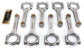 Molnar Technologies CH6000LLB-M8-A 6 Inch H-Beam Connecting Rod Set for Small Block Chevy with 3/8 Inch Cap Screws