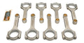 Molnar Technologies CH6300NLB8-A H-Beam Connecting Rod Set for Small Block Chevy, 6.3 Inch Length, Billet Steel, 7/16 Inch Cap Screws
