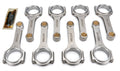 Molnar Technologies CH6385VTB-T8-A H-Beam Connecting Rod Set for Big Block Chevy, 6.385 Inch Length, Billet Steel, 7/16 Inch Cap Screws
