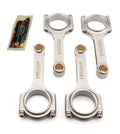 Molnar Technologies MH5250CBB4-A H-Beam Connecting Rod Set for Mitsubishi 4G93, 5.250 Inch Length, Billet Steel