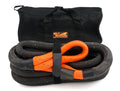 Mile Marker 18-52100-30-CBK Kinetic Tow Rope Kit, 1 Inch Diameter, 30 Feet Length, 30,000 Pound Break Strength, Nylon with Black and Orange Finish