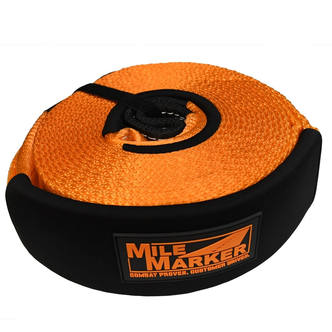 Mile Marker 19330TOS 3-Inch by 30-Foot Nylon Tow Strap with 24,200-Pound Capacity