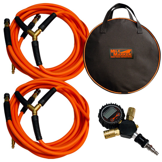 Mile Marker Quad Flow Tire Inflator System, Universal Fit, Heavy-Duty Air Compressor