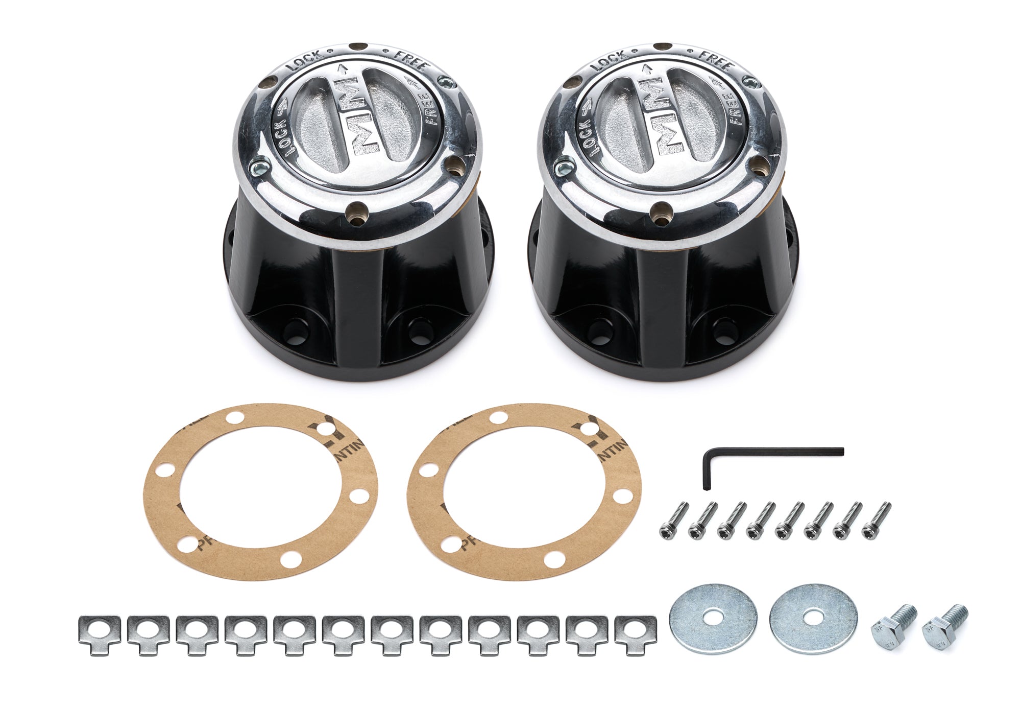 Mile Marker 490 Locking Hub Kit for Toyota 1/2 Ton Trucks, 26 Spline, Manual Locking