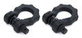 Mile Marker 60-10134-CB D-Ring Shackle 10 Ton with 7/8 Inch Pin, Steel, Black Textured Finish, Pair