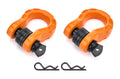 Mile Marker 60-80134-TO Mega Shackle Clevis D-Shackle 7/8 Inch Pin 16,000 Pound Capacity Steel Orange Finish