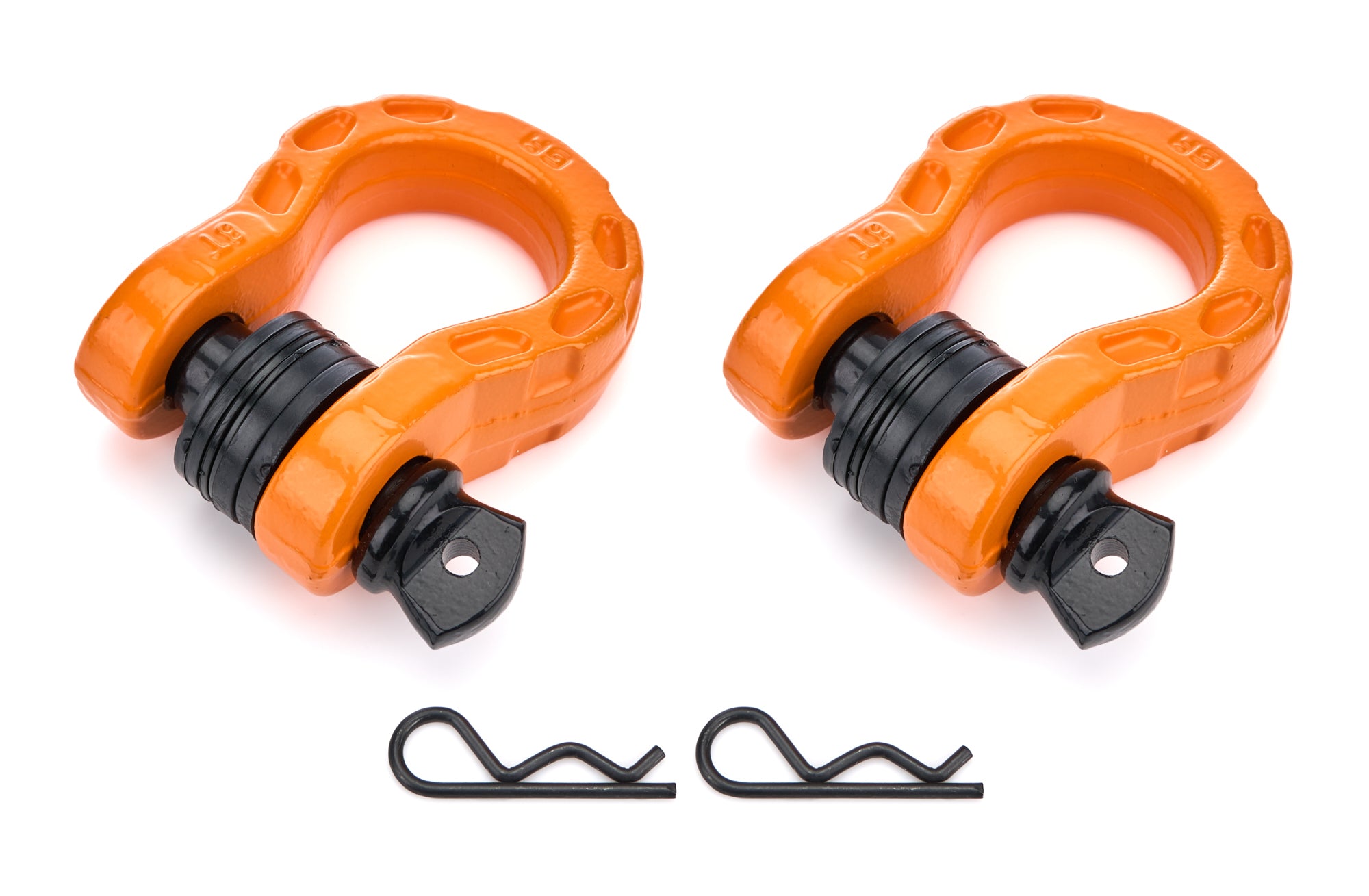 Mile Marker 60-80134-TO Mega Shackle Clevis D-Shackle 7/8 Inch Pin 16,000 Pound Capacity Steel Orange Finish