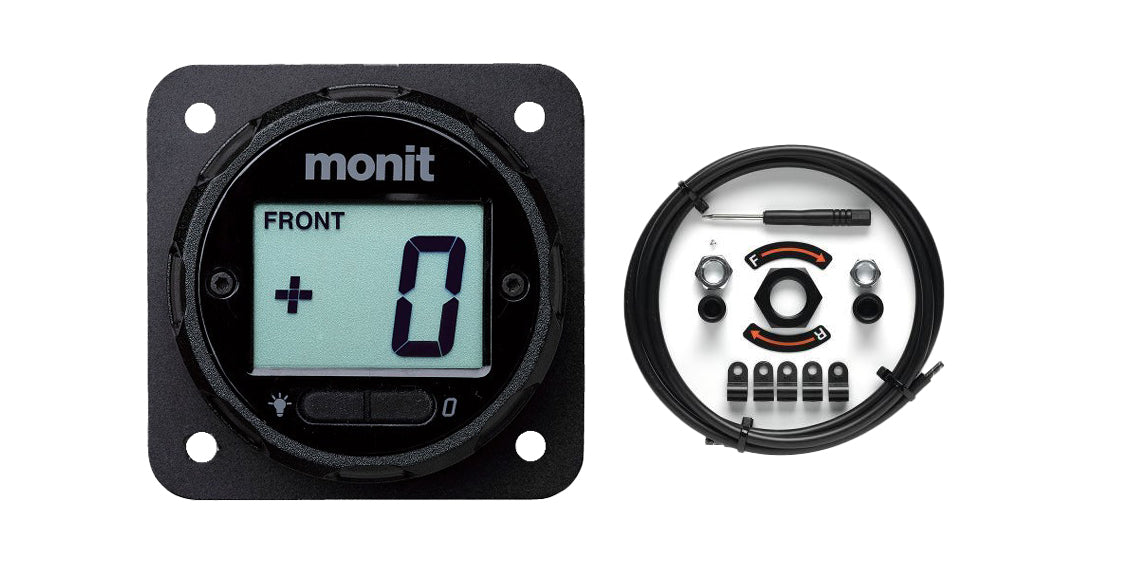 MONIT Brake Bias Adjuster Digital Flat Panel Mount Black BD01-2-BK