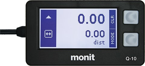 MONIT Q10 G-Series Rally Computer with Programmable Trip Meter and LCD Screen
