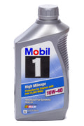 Mobil 1 103536-1 High Mileage 10W40 Synthetic Motor Oil, 1 Quart Bottle