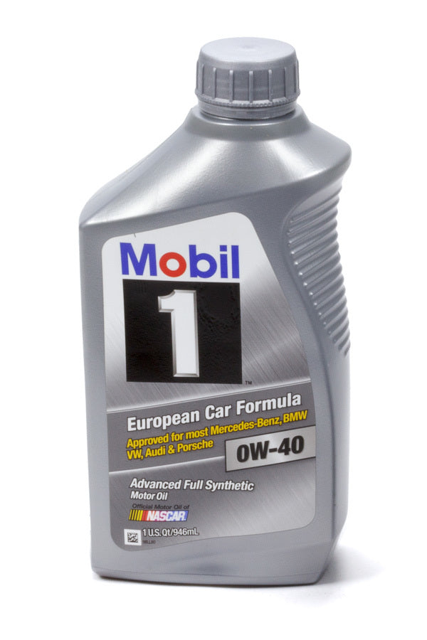 Mobil 1 112628-1 Synthetic 0W-40 Engine Oil, 1 Quart Bottle