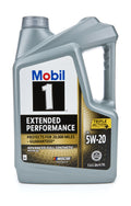 Mobil 1 MOB120765-1 Extended Performance 5W-20 Synthetic Motor Oil, 5 Quart Jug