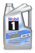 Mobil 1 MOB120768-1 High Mileage 5W20 Synthetic Motor Oil, 5 Quart Jug