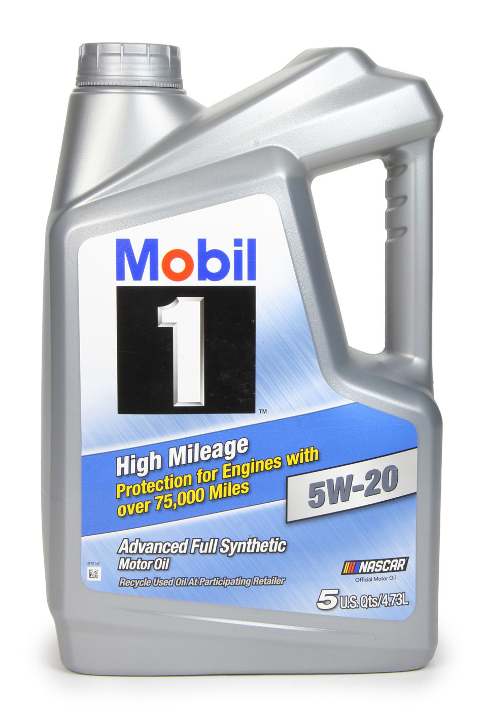 Mobil 1 MOB120768-1 High Mileage 5W20 Synthetic Motor Oil, 5 Quart Jug