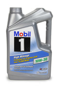 Mobil 1 MOB120770-1 High Mileage 10W30 Synthetic Motor Oil 5 Quart Jug