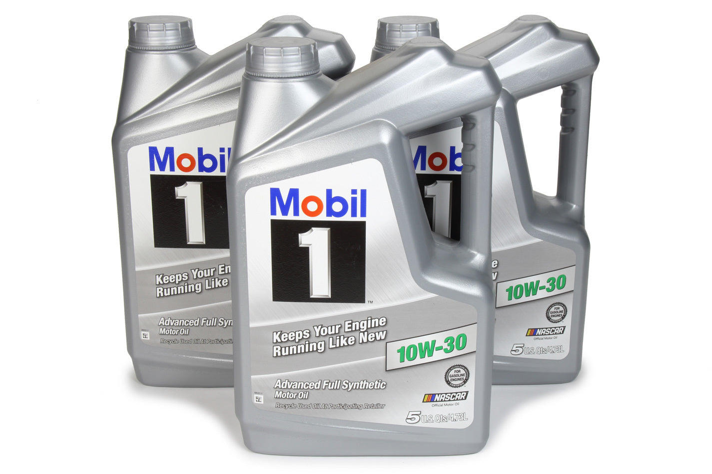 Mobil 1 122326 Synthetic Motor Oil 10W-30, 5 Quart Bottles, Set of 3