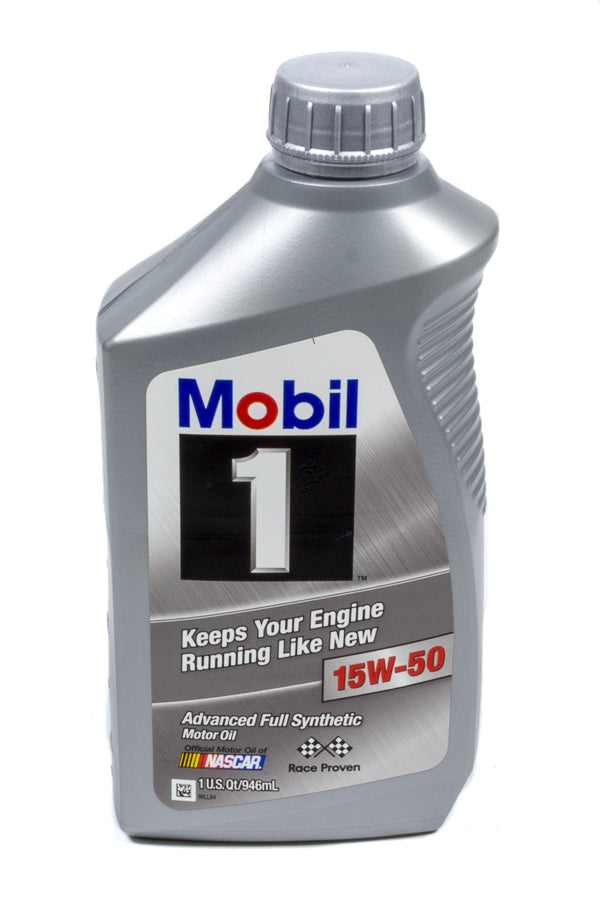 Mobil 1 MOB122377-1 15W50 Synthetic Motor Oil 1 Quart Bottle