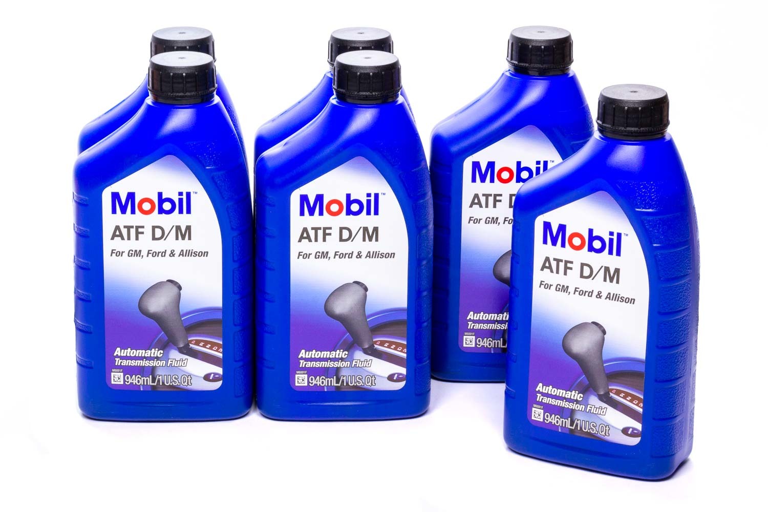 Mobil 1 ATF D/M Automatic Transmission Fluid 6-Quart Case