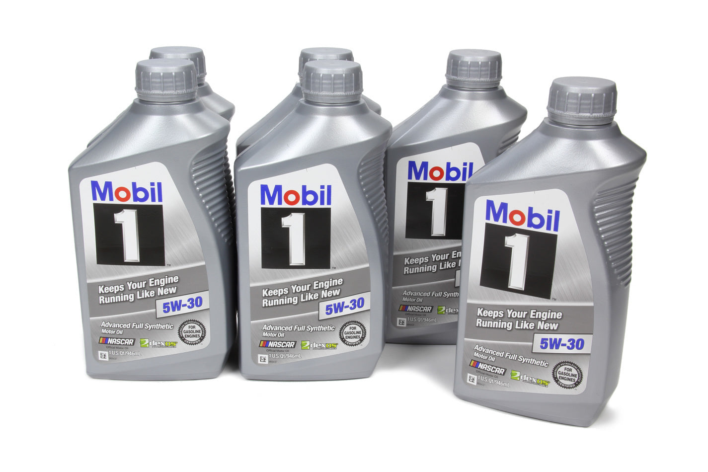 Mobil 1 124315 Synthetic Motor Oil 5W30 - 1 Quart Bottles (Set of 6)