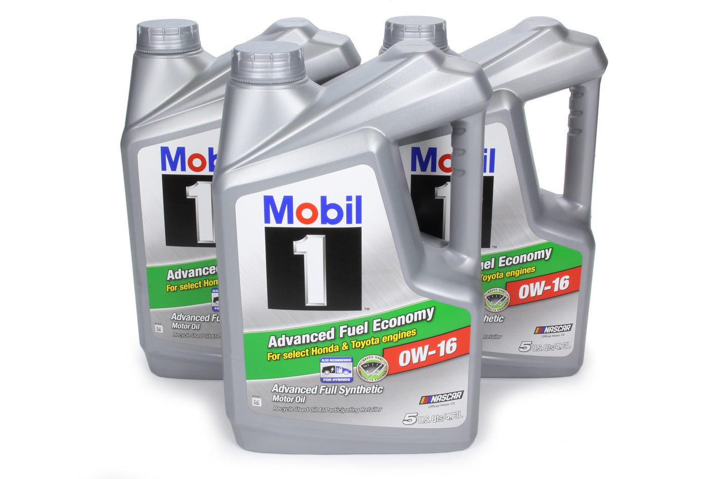 Mobil 1 124322 Synthetic Motor Oil 0W-16, 5 Quart Jugs, Set of 3