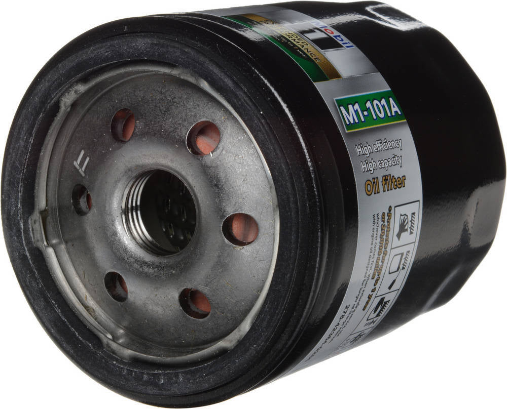 Mobil 1 M1-101A Extended Performance Oil Filter Canister, Screw-On, 3.4 Inches Tall, Steel, Black Finish
