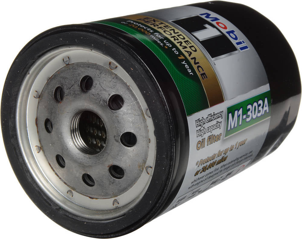Mobil 1 M1-303A Extended Performance Oil Filter Canister, Screw-On, 5.38 Inches Tall, 13/16-16 Thread, Steel with Black Finish