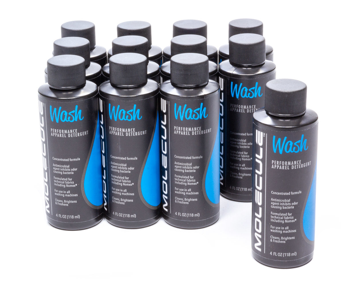 Molecule MLWA041 Fabric Cleaner Concentrated Wash Formula, 4 oz Bottle, Set of 12