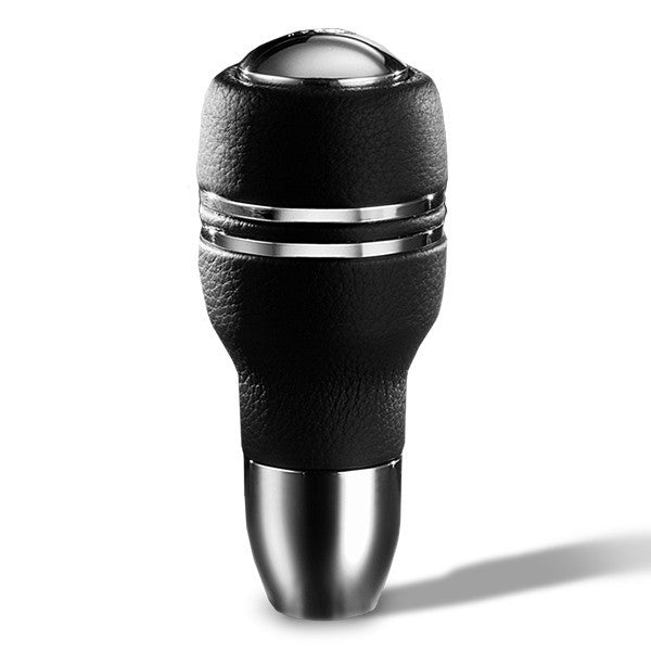 MOMO Automotive Accessories AUTOBK1 Automatico Shift Knob with Leather and Aluminum Construction