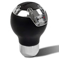 MOMO Automotive Accessories GTR 2 Shift Knob with Leather and Chrome Finish